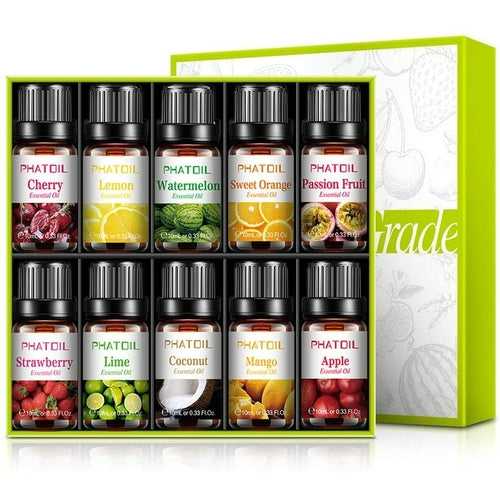 Pure Natural Plant Aroma Essential Oil Set