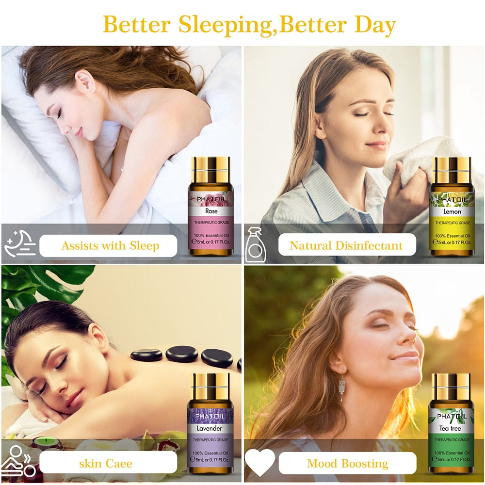 Pure Natural Plant Aroma Essential Oil Set